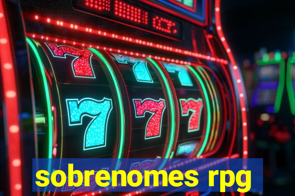 sobrenomes rpg